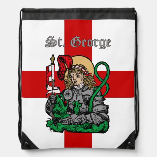 St George and the Dragon Nuremberg Drawstring Bag