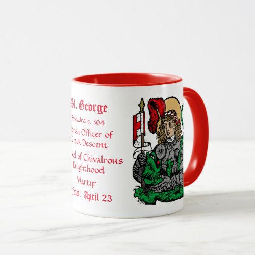 St George and the Dragon Nuremberg Mug