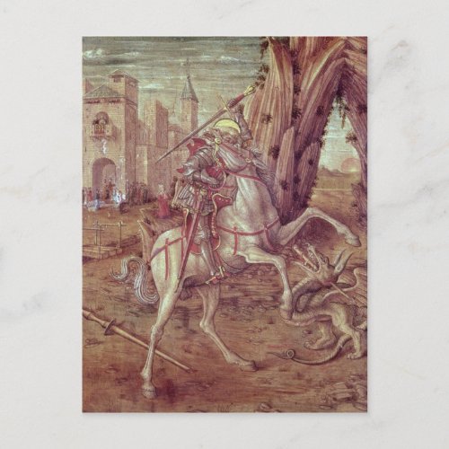 St George and the Dragon Postcard