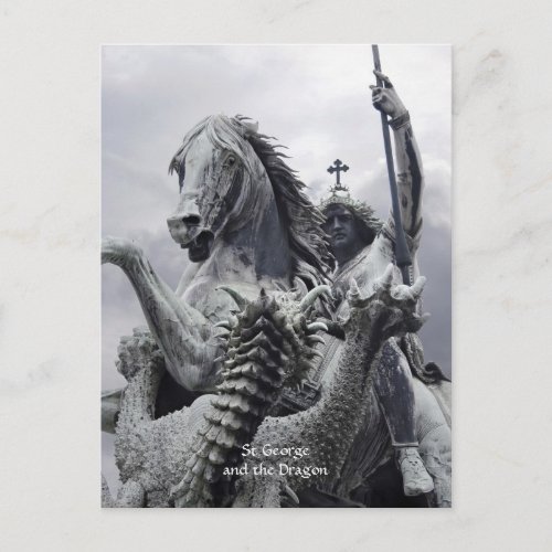 St George and the Dragon Postcard