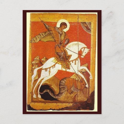 StGeorge and the Dragon Postcard
