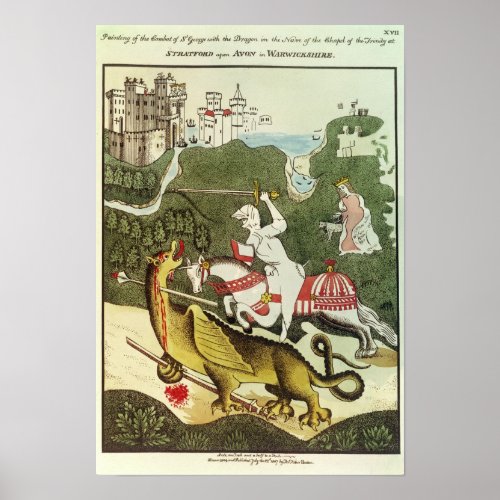 St George and the Dragon Poster