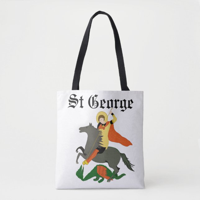 St George and the Dragon Tote Bag (Front)