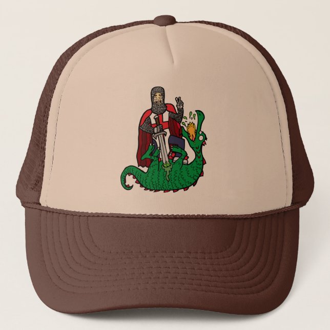 St George and the Dragon Trucker Hat (Front)