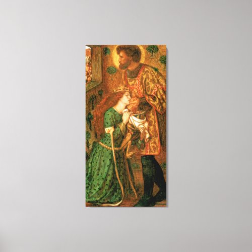 St George and the Princess Sabra Canvas Print