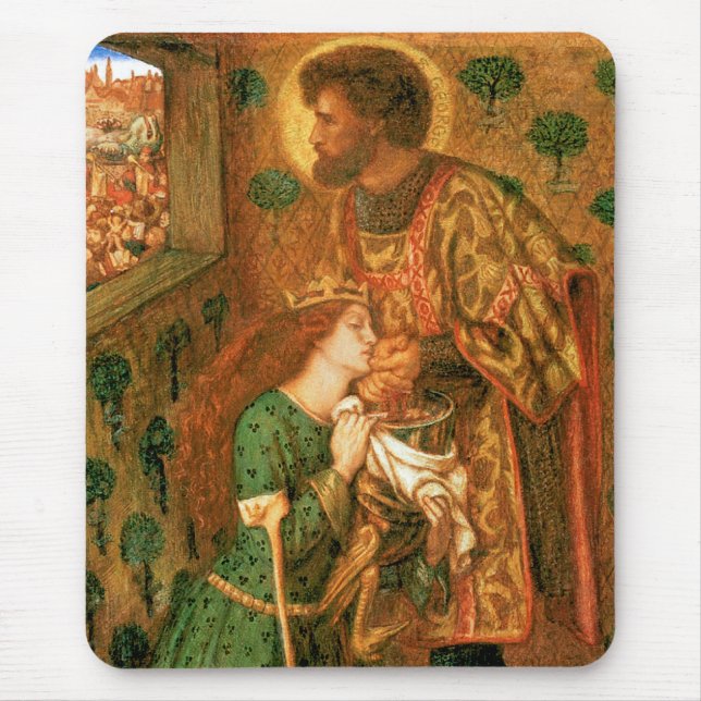St George and the Princess Sabra Mouse Pad (Front)