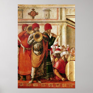 St. George Baptizing the Gentiles Poster