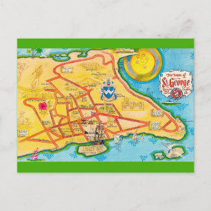 St George Bermuda Vintage Postcard