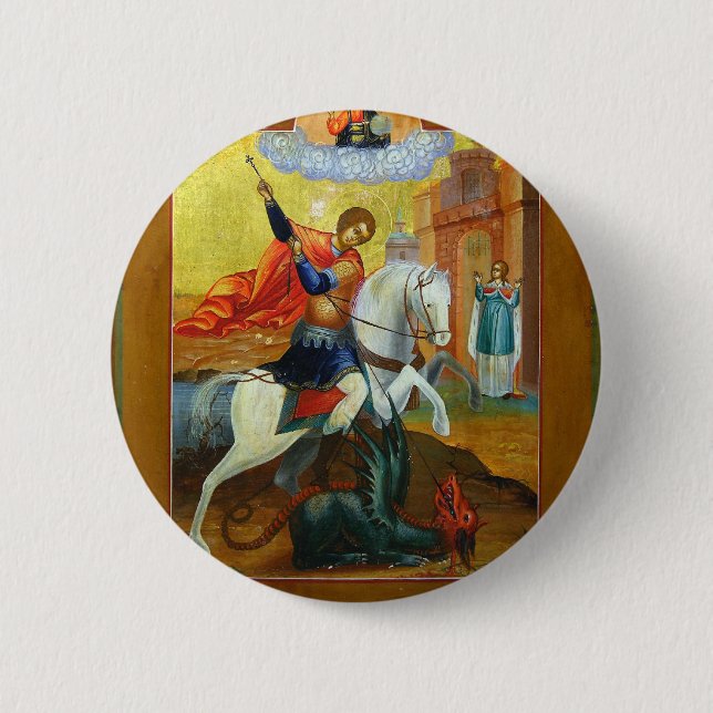 St. George Button (Front)