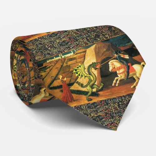 ST GEORGE DRAGON AND PRINCESS by Paolo Uccello Neck Tie