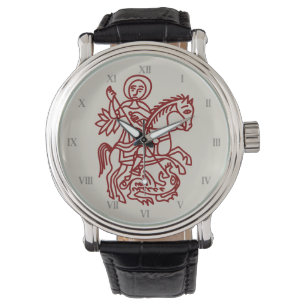 St George Dragon Jerusalem Cross Heritage Tattoo Watch