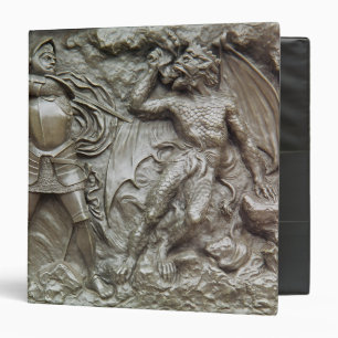St. George Fighting the Dragon 3 Ring Binder