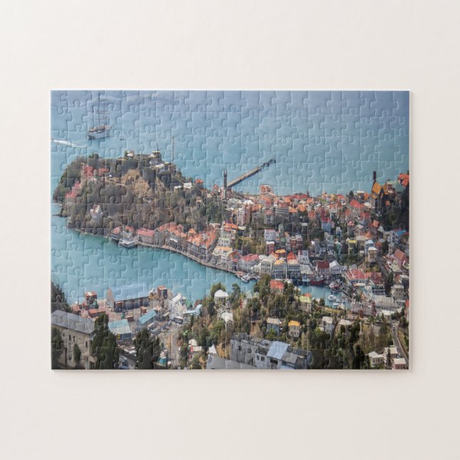 St.George Harbor Grenada Caribbean. Jigsaw Puzzle (Horizontal)