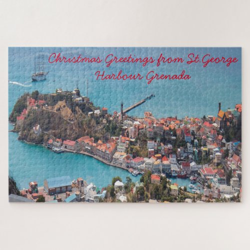 StGeorge Harbour Grenada Caribbean Jigsaw Puzzle