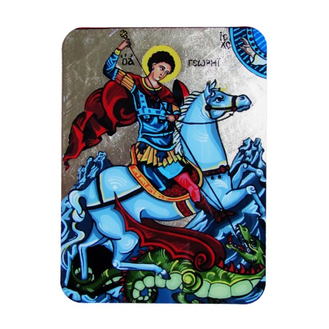 St George Icon Magnet (Vertical)