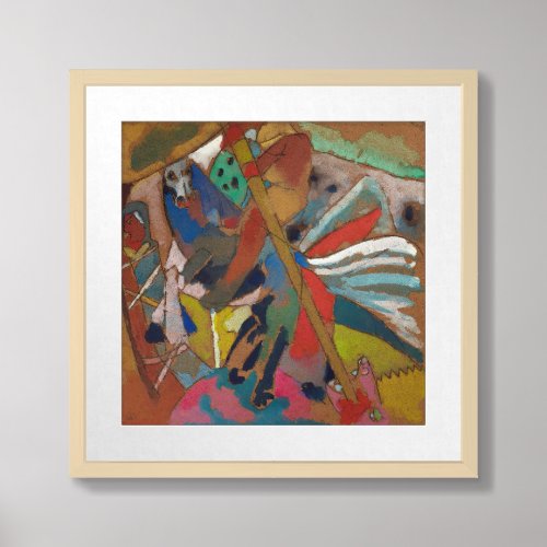 St George II  Kandinsky Framed Art