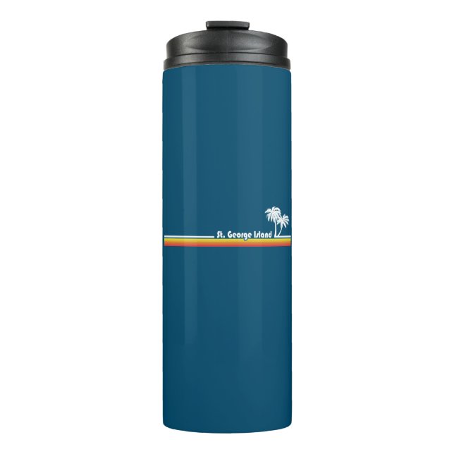 St. George Island Florida Thermal Tumbler (Front)