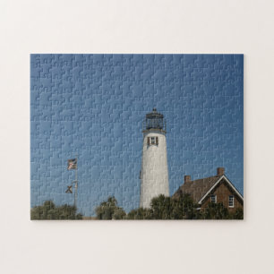 St George Island Lighthouse in Eastpoint, Fl on a Jigsaw Puzzle