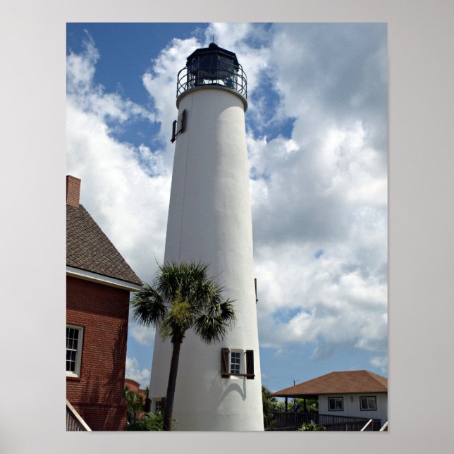 St George Island Lighthouse on a  Poster (Front)