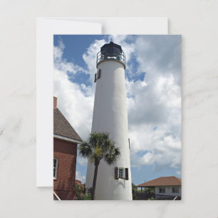 St. George Island Lighthouse photo on a  Holiday Card