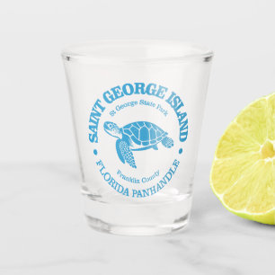 St George Island (sea turtle) Shot Glass