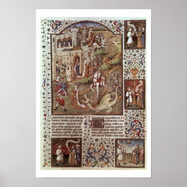 St. George killing Dragons Poster (Front)