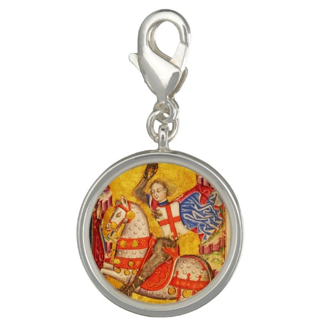 ST. GEORGE  Medieval Miniature Charm (Front)