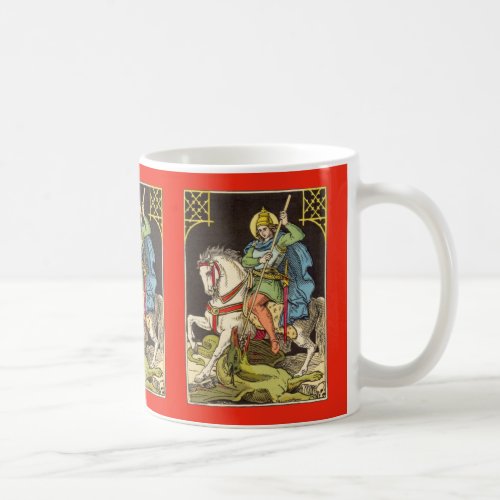 St George on Horseback BS 01 Coffee Mug