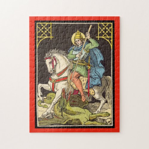 St George on Horseback BS 01 Jigsaw Puzzle