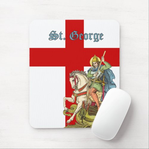 St George on Horseback BS 01 Mouse Pad