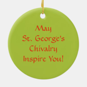 St. George (SNV 13) Ceramic Ornament