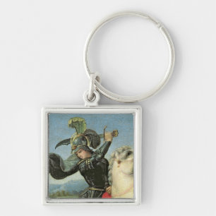 St. George Struggling with the Dragon Keychain