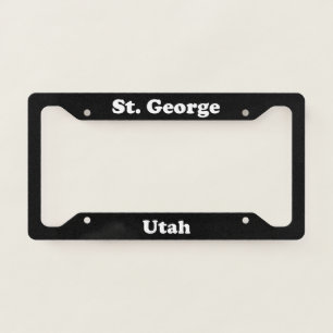 St. George UT License Plate Frame
