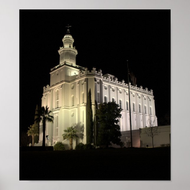 St. George, Utah LDS Temple Poster (Front)
