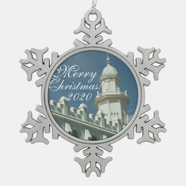 St. George Utah Temple Ornament (Front)