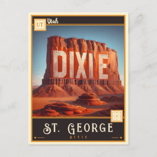 St. George, Utah Vintage Postcard