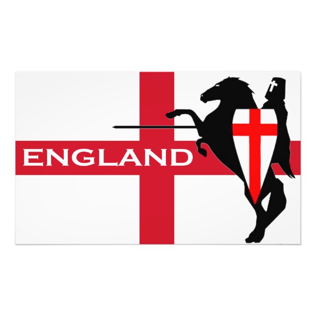 St. George's Day England Flag Art Poster (Front)