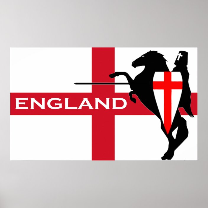 Our printable st george's day flag bunting is a great way to cheer up the classroom or home and celebrate st george's day! St George S Day England Poster Zazzle Com