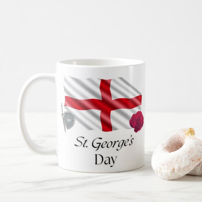 St George's Day Mug (With Donut)