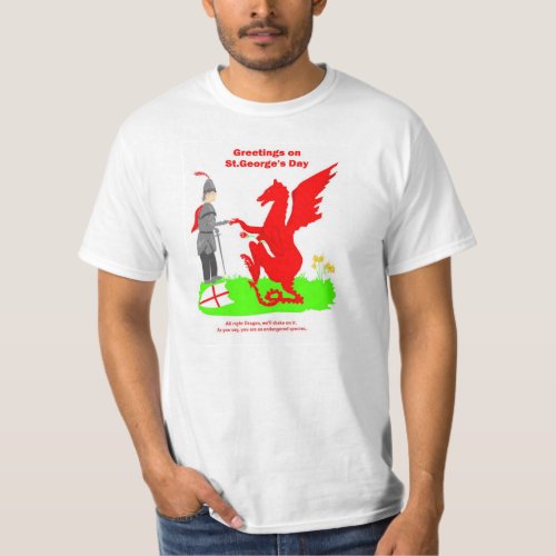 StGeorges Day tshirts