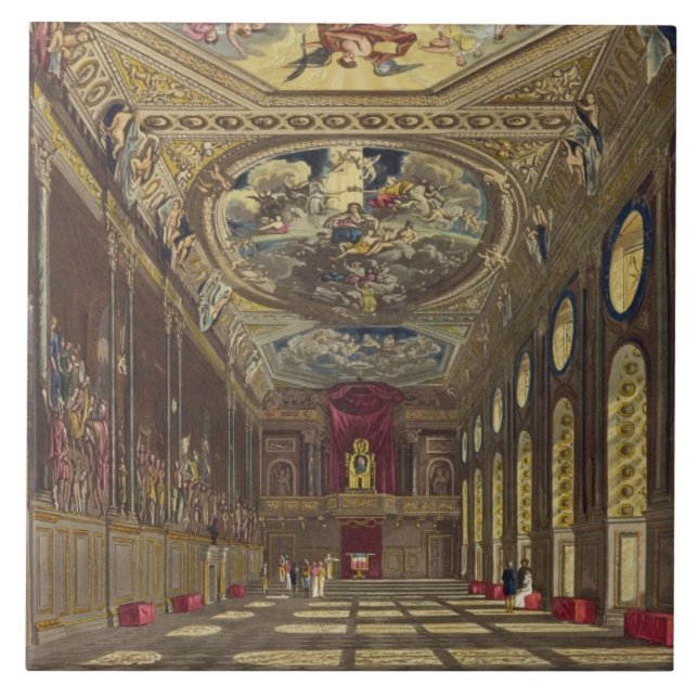 St. George's Hall, Windsor Castle, from 'Royal Res Tile (Front)