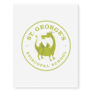 St. George's Logo Temporary Tattoos