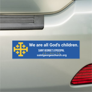 St. George's Magnetized Car Bumper Sticker  Magnet