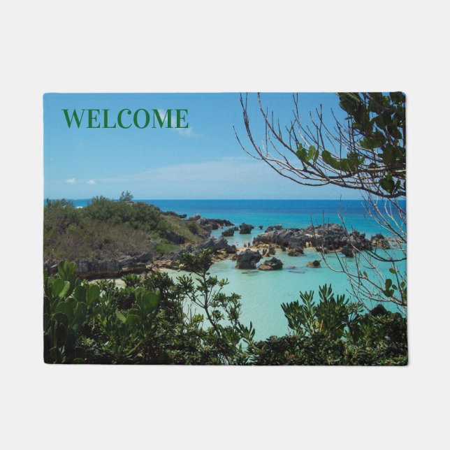 St. Georges' Parish Coastline, Bermuda Doormat (Front)