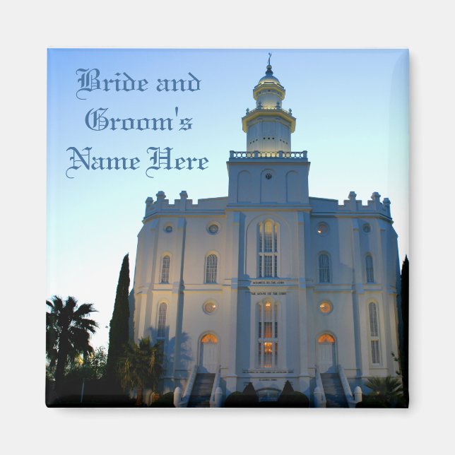 St.GeorgeTemple-Magnet-Customizable Magnet (Front)