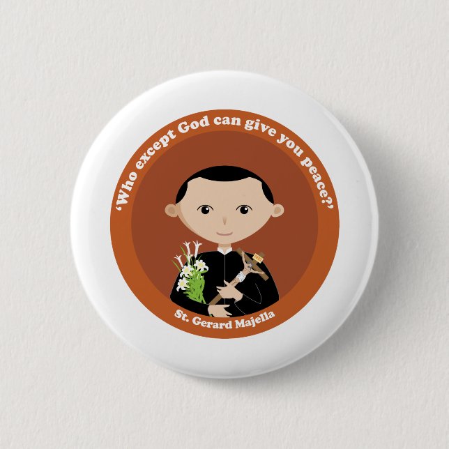 St. Gerard Majella Button (Front)