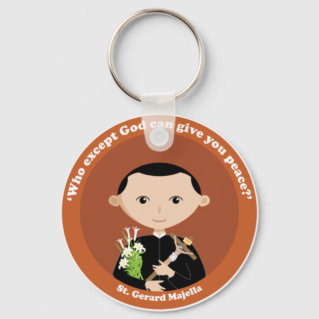 St. Gerard Majella Keychain (Front)