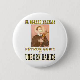 ST. GERARD MAJELLA PINBACK BUTTON
