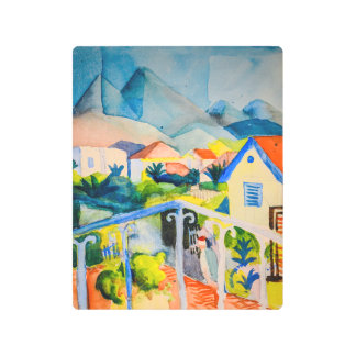 St Germain near Tunis | Auguste Macke | Metal Print