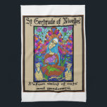 St Gertrude of Nivelles Kitchen Towel<br><div class="desc">St Gertrude patron saint of cats and gardeners.</div>